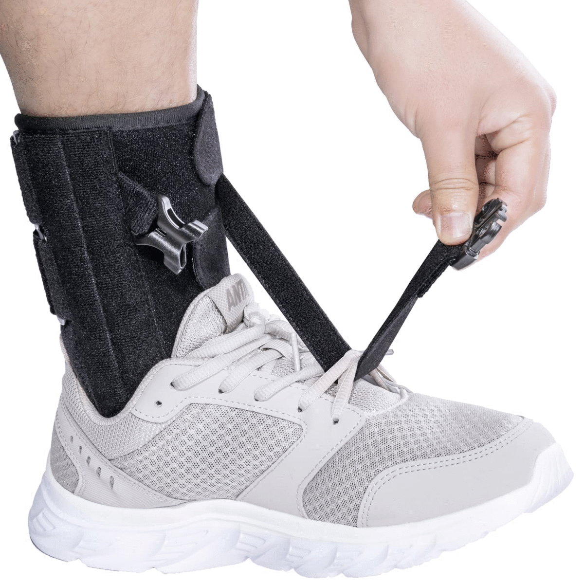 Foot Drop Brace for Walking Lifting Shoes, Drop Foot AFO Brace Help Raise Shoes, Foot up Splint for Ankle, Improved Walking Gait, Prevent Falls and Injuries, for Left and Right, Fits Women and Men - Image 2