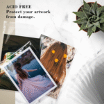 , Pack of 100, Acid-Free 8 3/8X 10 1/8 Inches Crystal Clear Sleeves Storage Bags for 8X10 Photo Framing Mats Mattes - Image 3