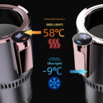 2 in 1 Smart Car Cup Warmer & Cooler Auto Mug with Cooling and Heating Functions Insulation Drink Cooler for Tumblers B - Image 3