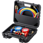 AC Manifold Gauge Set 3-Way Fit R134A R12 R502 Refrigeration Charging - Image 2