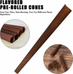 GORDON Pre Roles | Flavored King Size Fruit Pre Roll Cone | 72 Pack | Cherry Flavored Cone with Filter Tips - Image 3