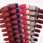 360Pc Square Press on Nails Medium Legnth, Matte Square Fake Nails Full Cover Artificial Fingernails Colored Acrylic Nails Press on Nail Tips 10 Sizes False Nails for Women Girls - Image 2