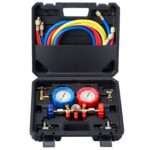 AC Manifold Gauge Set 3-Way Fit R134A R12 R502 Refrigeration Charging - Image 10