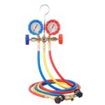 AC Manifold Gauge Set 3-Way Fit R134A R12 R502 Refrigeration Charging - Image 11
