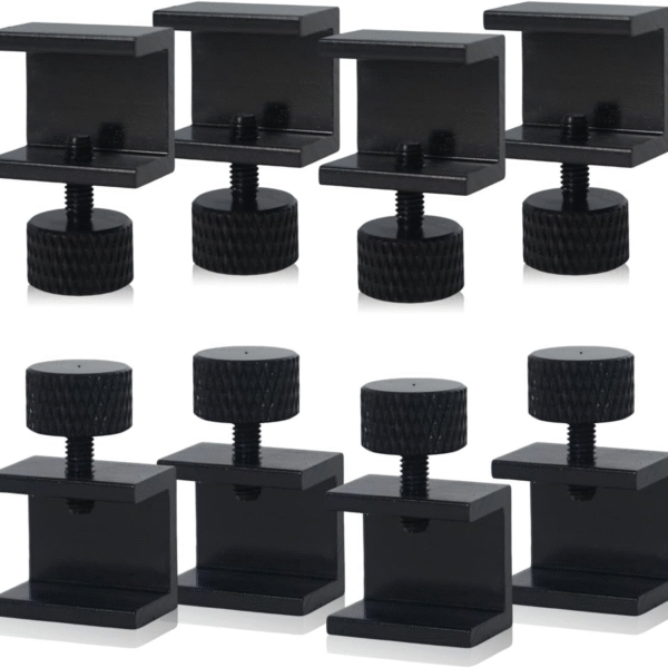 8PCS 3D Printer Glass Bed Clips, 3D Printer Lattice Glass Fixing Clamp, Hot Bed Printing Platform Upgrade Kit for Ender 3S 3 Pro, 5 Pro, CR-20 PRO, CR-10S Pro 3D Printer